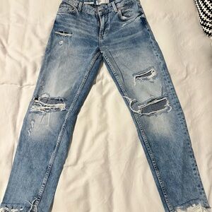 Bershka Light Blue Denim Jeans